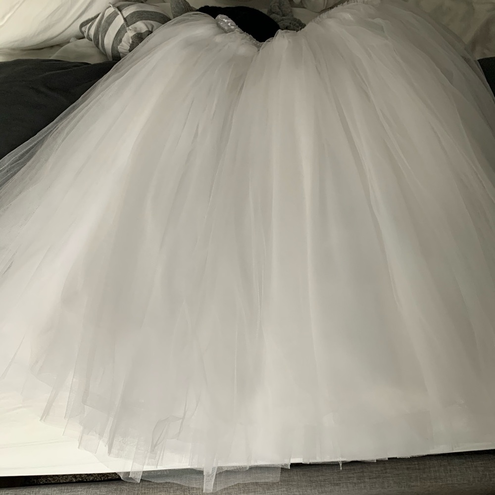 Tulle wedding skirt